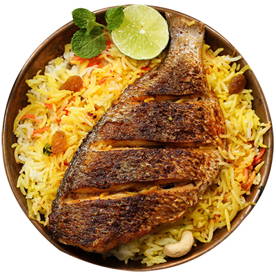 "Fish Biryani (Mehfil Restaurant) - Click here to View more details about this Product